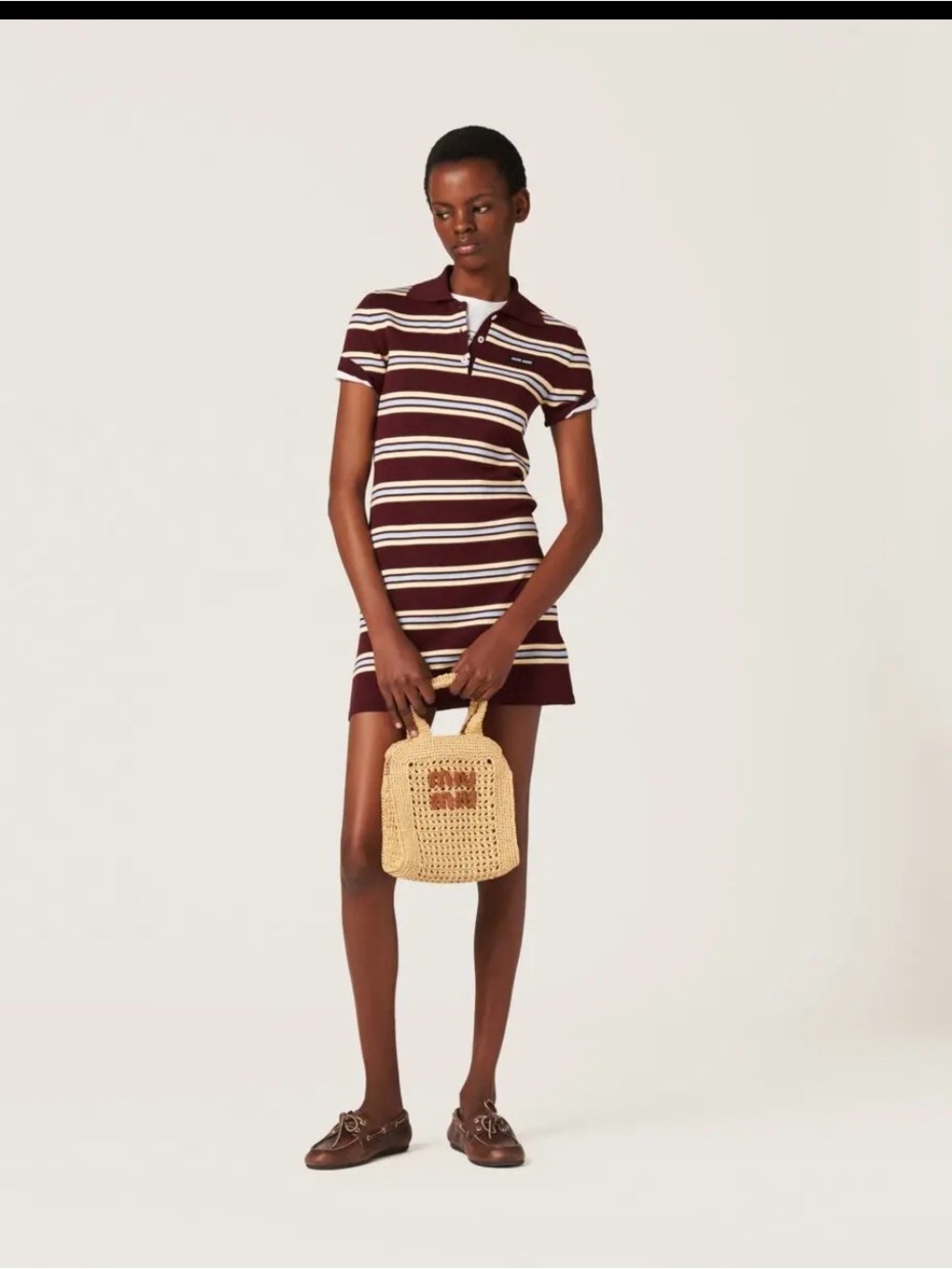 MIU MIU
Raffia-Effect Crochet Tote Bag - Picture 6 of 8